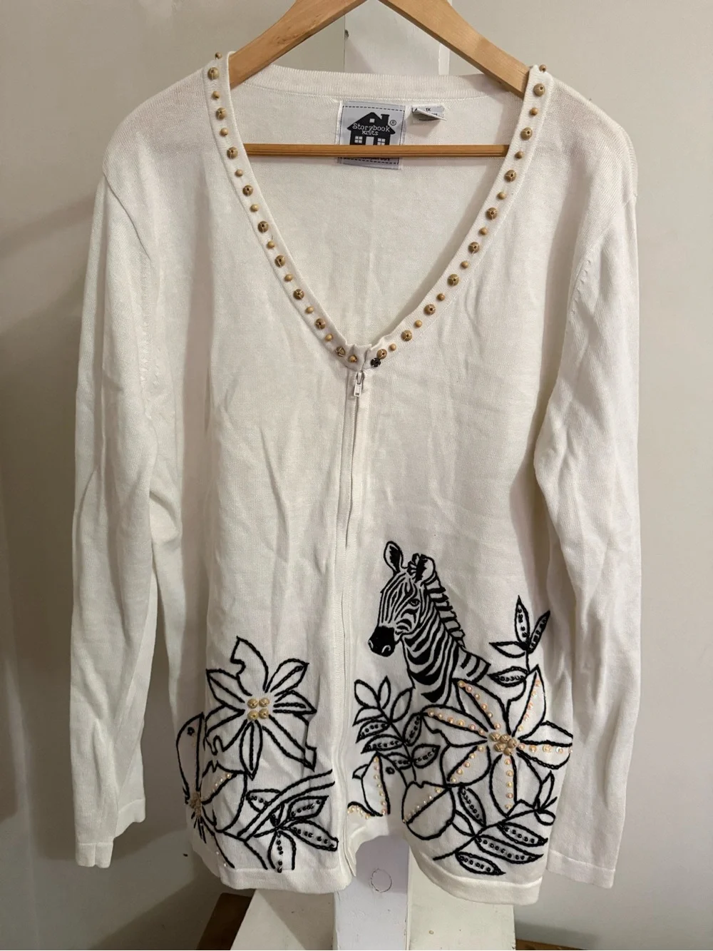 Storybook Knits Zebra Sweater